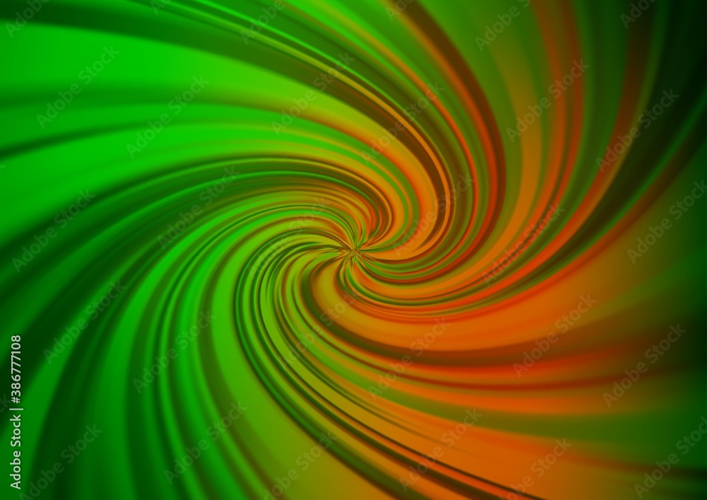 Light Green, Red vector glossy abstract template.