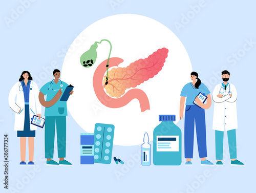 Pancreas logo concept
