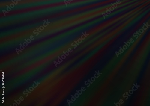 Fototapeta Naklejka Na Ścianę i Meble -  Dark Black vector background with straight lines.