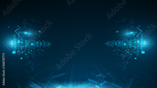abstract arrow futuristic frame template design concept background eps 10 vector