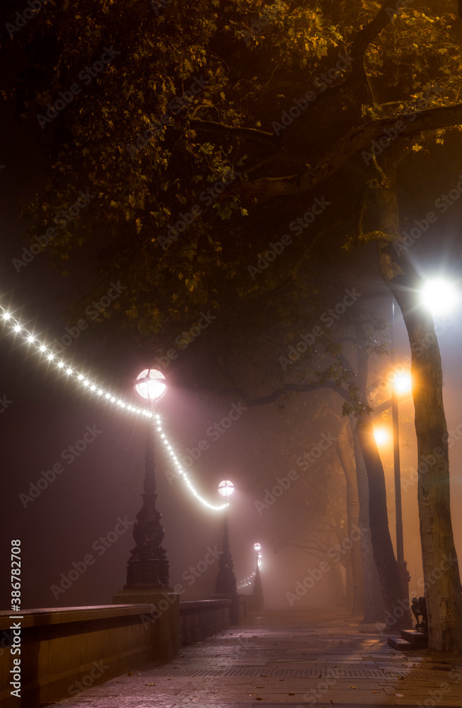 Victoria Embankment Fog