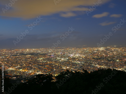 Mount Moiwa is a landmark peak with a cable car to the summit  known for its nighttime panoramas over Sapporo 