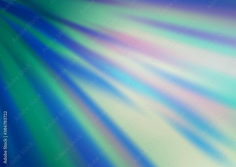 Light BLUE vector abstract blurred template.