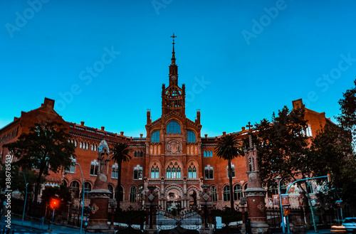 Modernist hospital in Barcelona