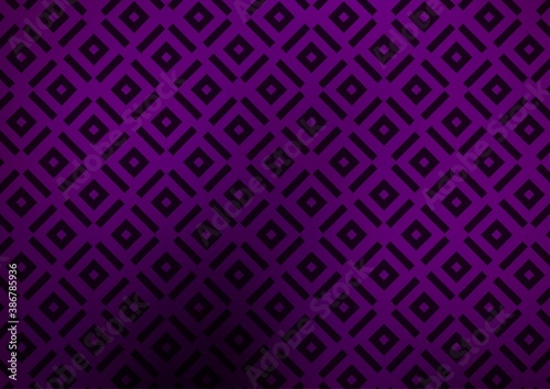 Dark Purple vector backdrop with lines, cubes.