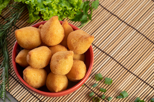 Coxinha of chicken  Brazilian snack