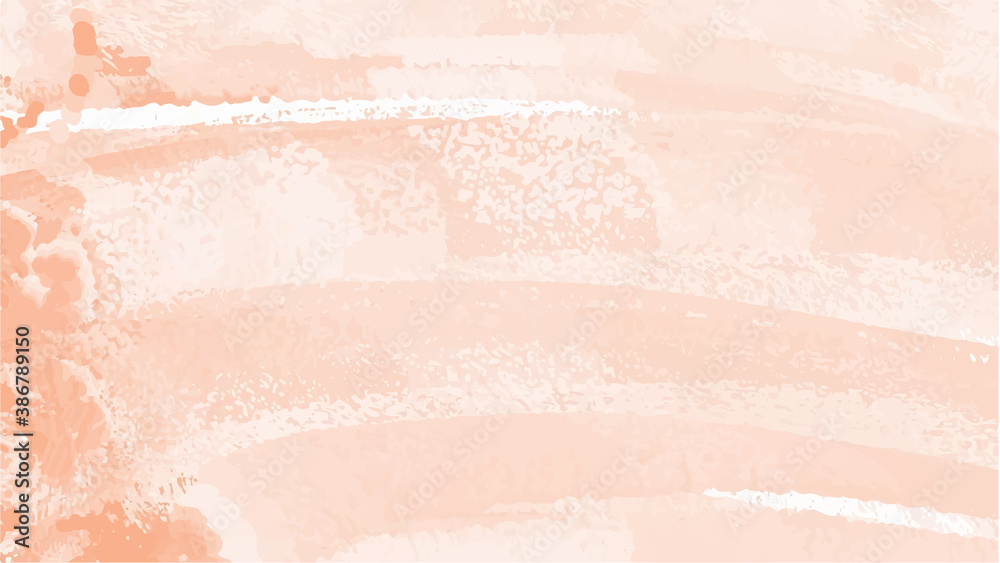 Fototapeta premium Vector of orange watercolor abstract background