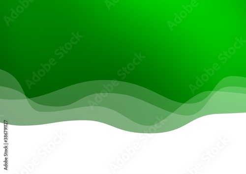Light Green vector template with bubble shapes.