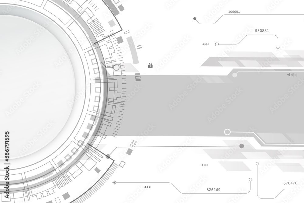 Vector circuit board and communication concept for technology background Vector circuit board and communication concept for technology background