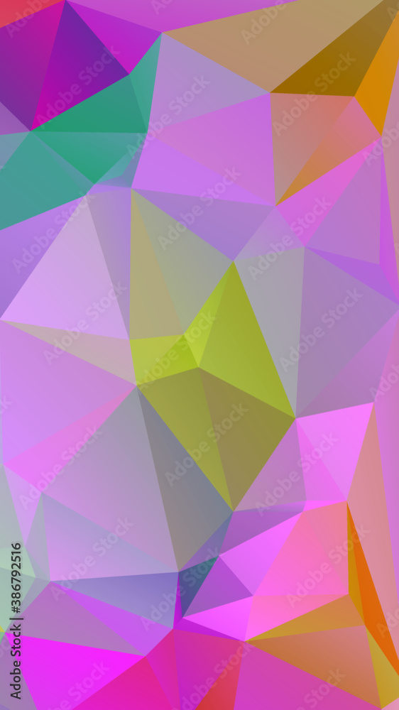 Obraz premium Abstract Color Polygon Background Design, Abstract Geometric Origami Style With Gradient. Presentation,Website, Backdrop, Cover,Banner,Pattern Template