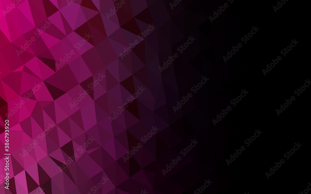 Light Purple vector polygonal template. Light Purple vector polygonal template.