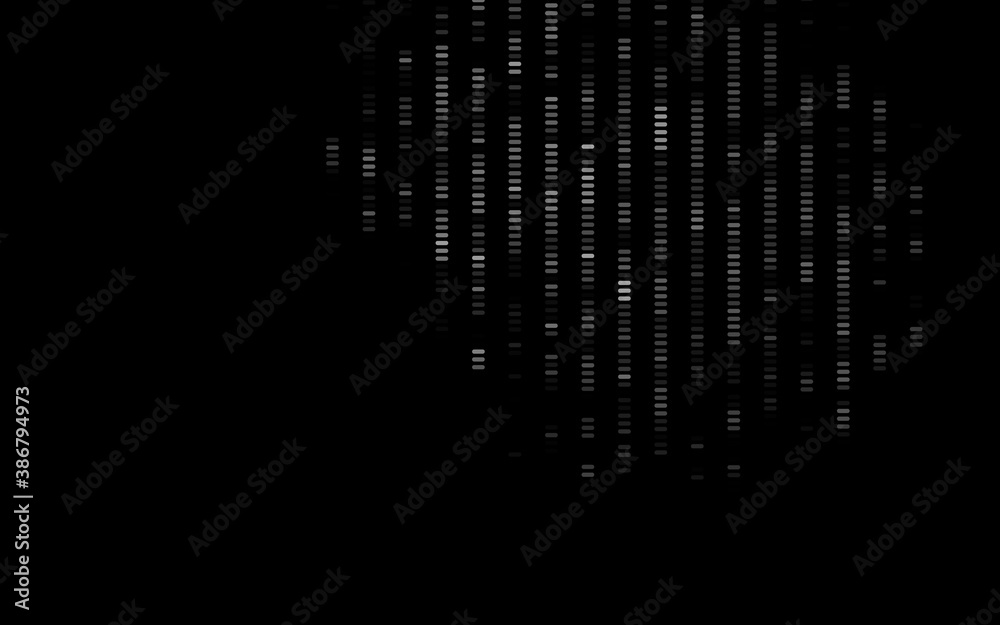 Dark Silver, Gray vector backdrop with long lines. Dark Silver, Gray vector backdrop with long lines.