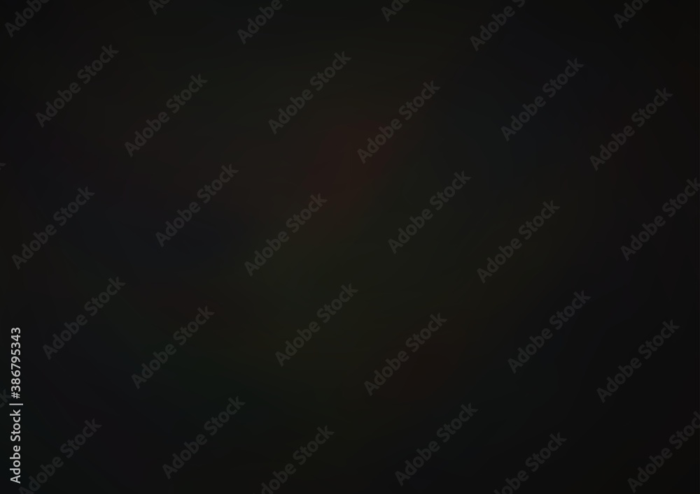 Dark Black vector blur pattern.