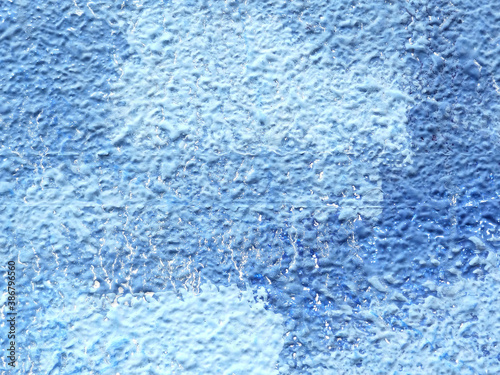 カラー塗装したコンクリートの壁