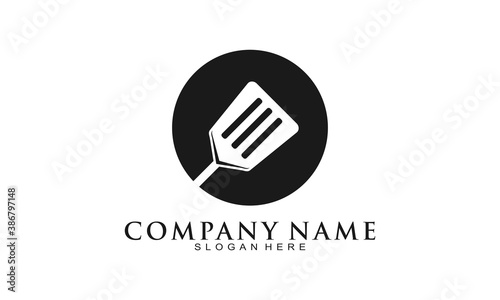 Spatula for cooking vector icon