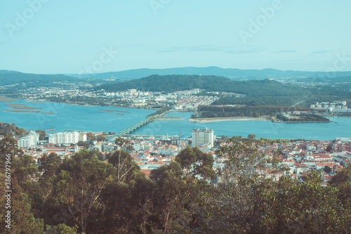 Viana do Castelo city skyline 