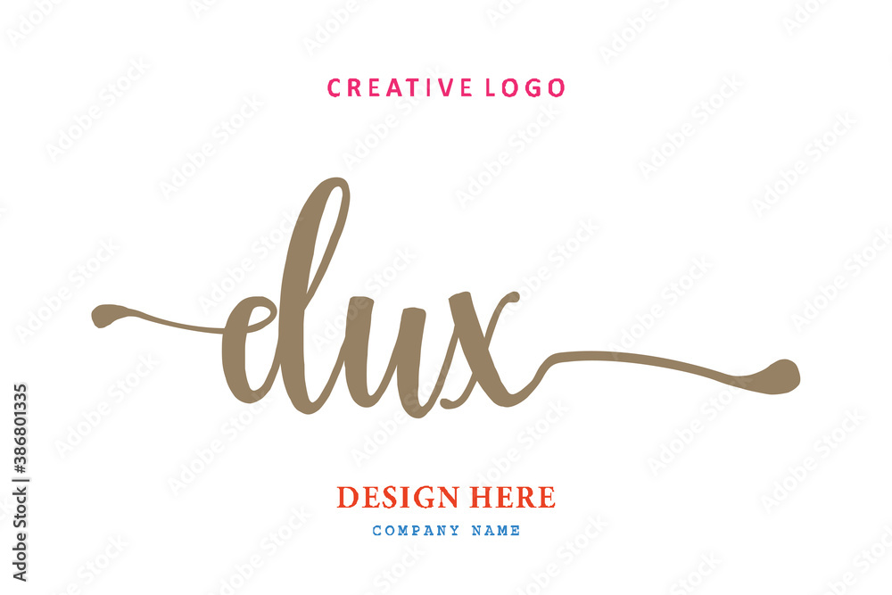 logo composition of the letter DUX is simple, easy to understand and authoritative logo composition of the letter DUX is simple, easy to understand and authoritative