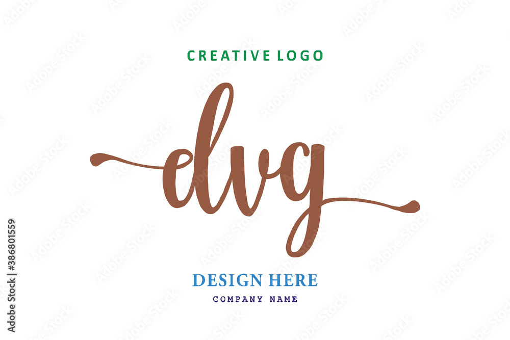 logo composition of the letter DVG is simple, easy to understand and authoritative logo composition of the letter DVG is simple, easy to understand and authoritative