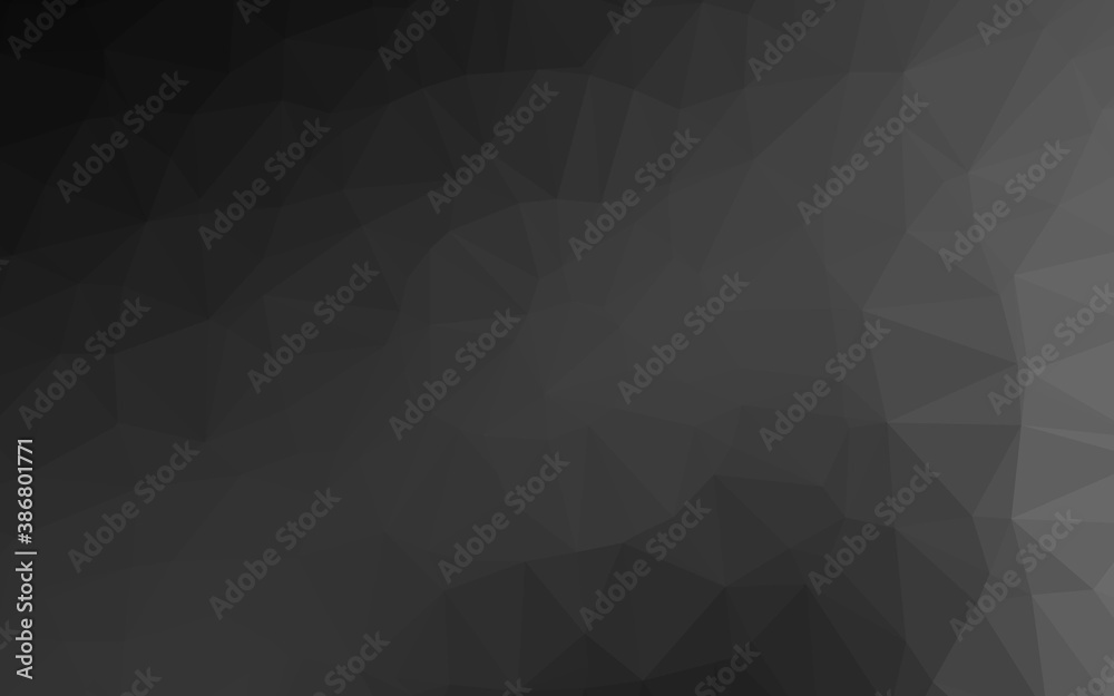 Dark Silver, Gray vector abstract mosaic background. Dark Silver, Gray vector abstract mosaic background.