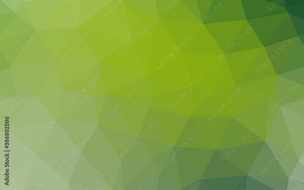 Light Green vector abstract mosaic pattern. Light Green vector abstract mosaic pattern.