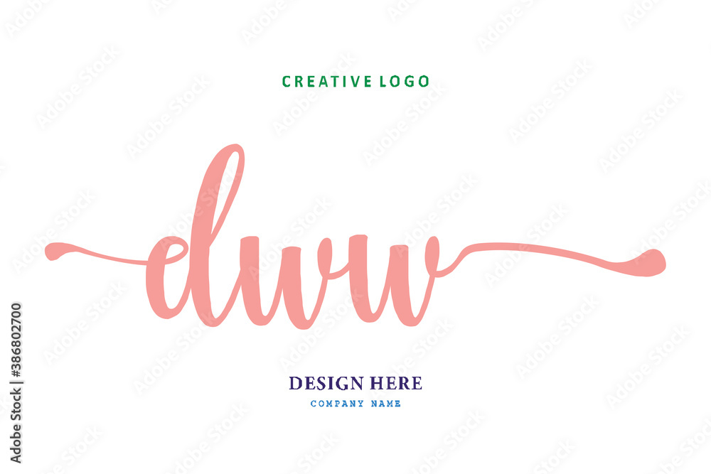 logo composition of the letter DWW is simple, easy to understand and authoritative logo composition of the letter DWW is simple, easy to understand and authoritative