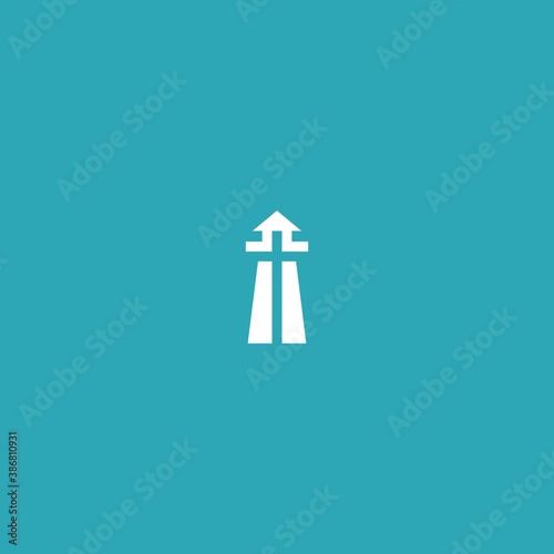 lighthouse church vector
