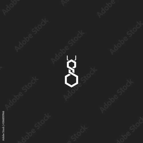 abstract ant vector