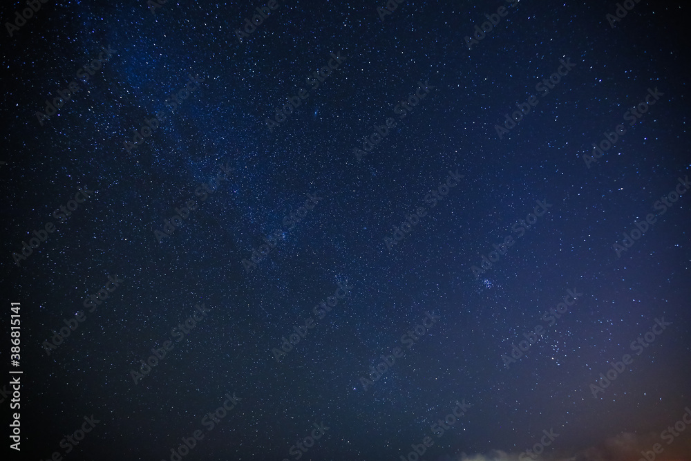 Fototapeta premium Starry Milky Way, Oahu, Hawaii