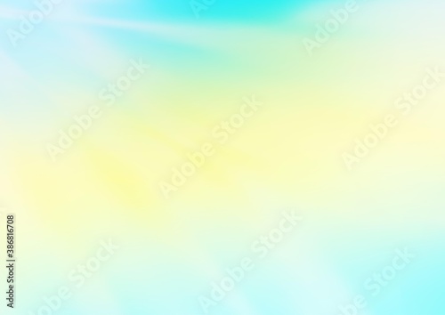 Light Green, Yellow vector abstract bright background.