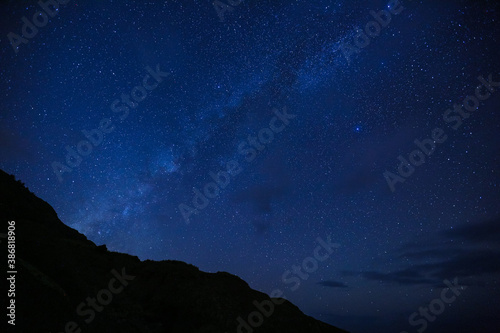 Starry Milky Way  Oahu  Hawaii