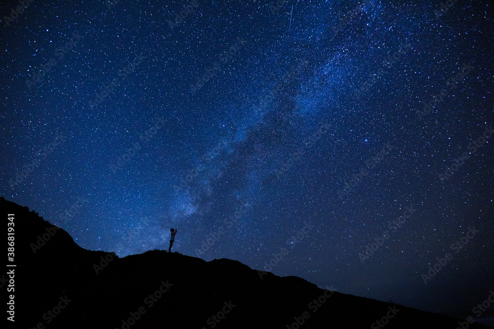 Starry Milky Way, Oahu, Hawaii Starry Milky Way, Oahu, Hawaii