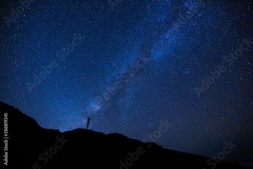 Starry Milky Way, Oahu, Hawaii