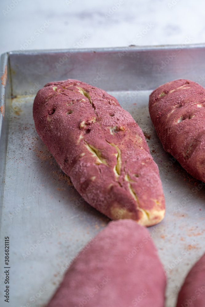 Korean Sweet Potato Bread