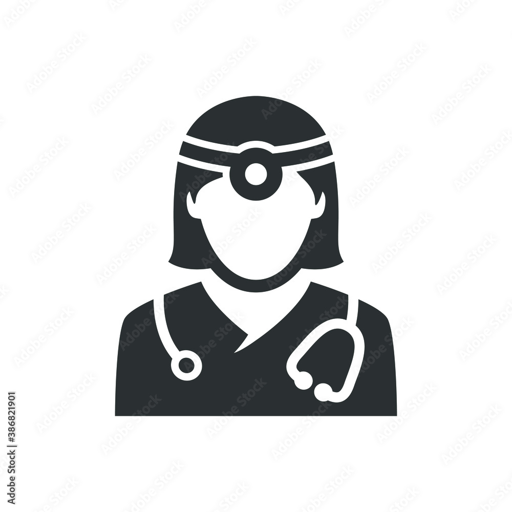 Female dentist icon Female dentist icon