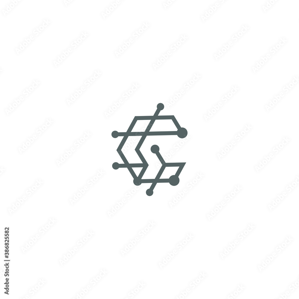 Abstract Letter G logo design template. Line vector symbol. Premium elegant sign mark icon Abstract Letter G logo design template. Line vector symbol. Premium elegant sign mark icon