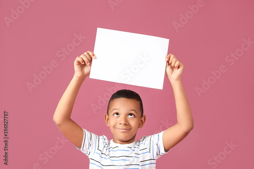 Little African-American boy...