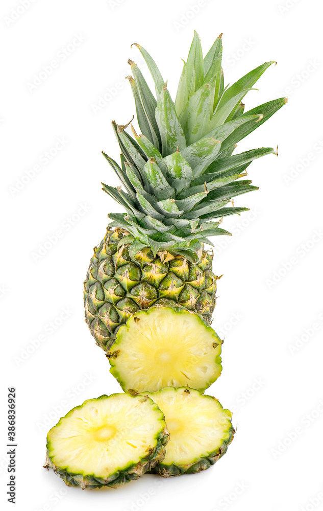 Pineapple an isolated on white background Pineapple an isolated on white background
