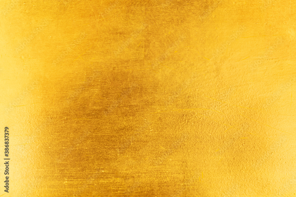 Gold abstract background or texture and gradients shadow