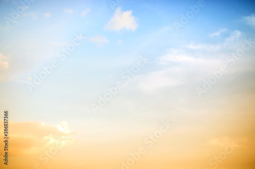 Blue Sky background at morning time © Oran Tantapakul