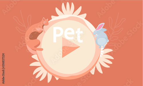 Photo Pet care concept