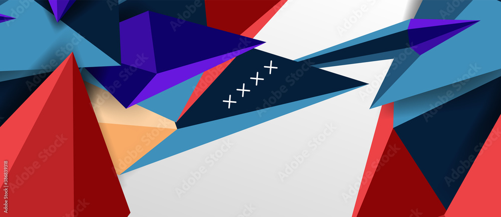 3d low poly abstract shape background vector illustration 3d low poly abstract shape background vector illustration