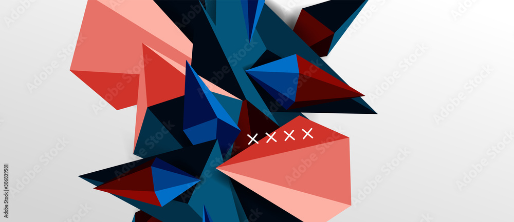 3d low poly abstract shape background vector illustration 3d low poly abstract shape background vector illustration