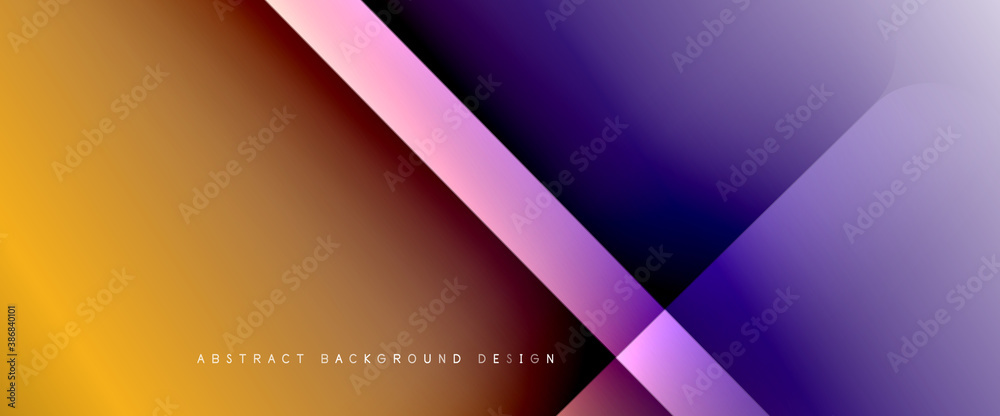 Obraz premium Fluid gradients with dynamic diagonal lines abstract background. Bright colors with dynamic light and shadow effects. Vector wallpaper or poster