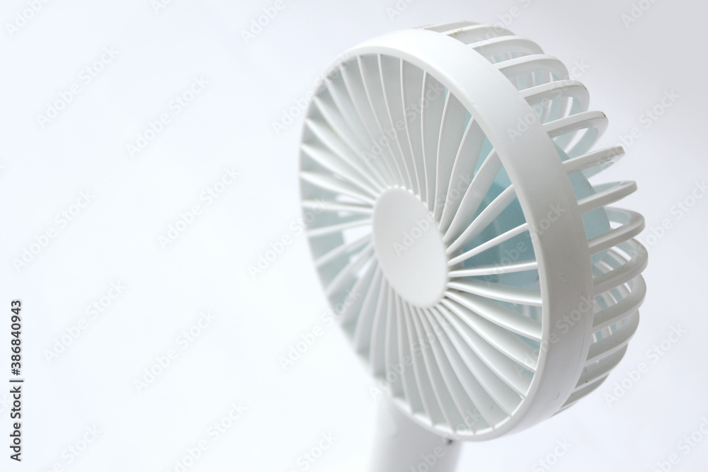 Portable Mini Fan isolated on white background