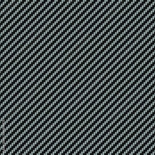 A realistic carbon fiber texture that tiles seamlessly in a pattern. Technological background. Gray industirial backdrop.