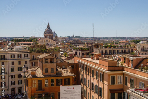Rome, houses, town, roof