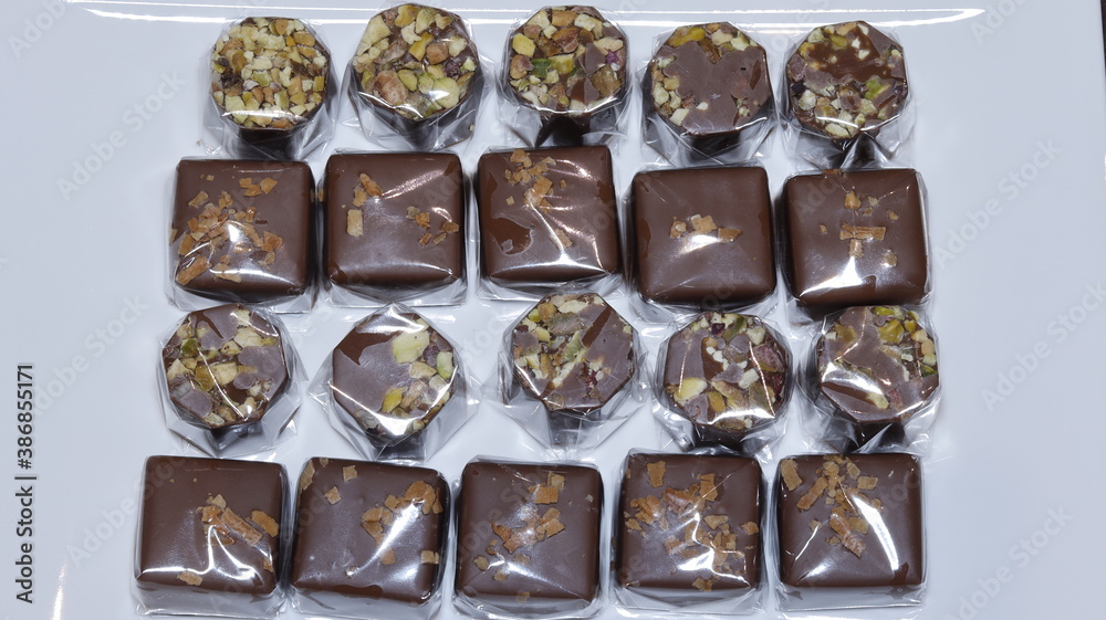 Black chocolate with nuts Black chocolate with nuts
