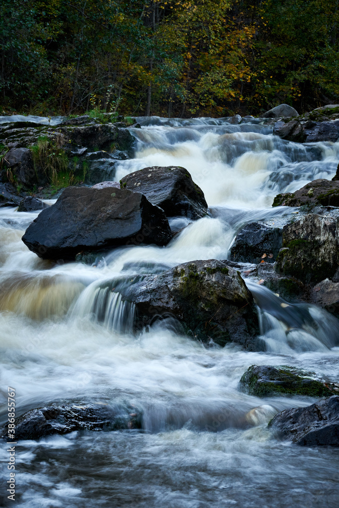 Fototapeta premium River in autumn time