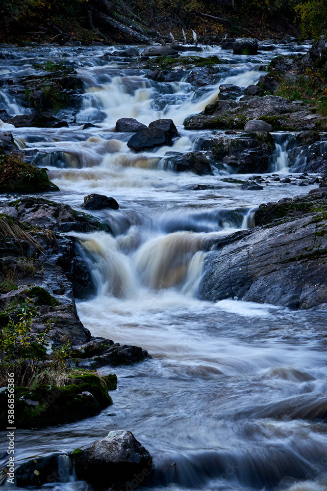 River in autumn time River in autumn time