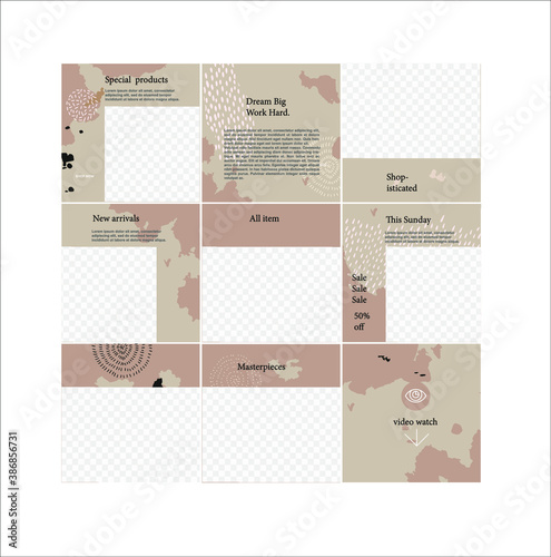 Design backgrounds for social media.